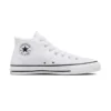 Converse - Unisex Chuck Taylor All Star Pro Seasonal Mid White Shoes (A04151C) -StepZone Converse Unisex Chuck Taylor All Star Pro Seasonal Mid White Shoes A04151C 01