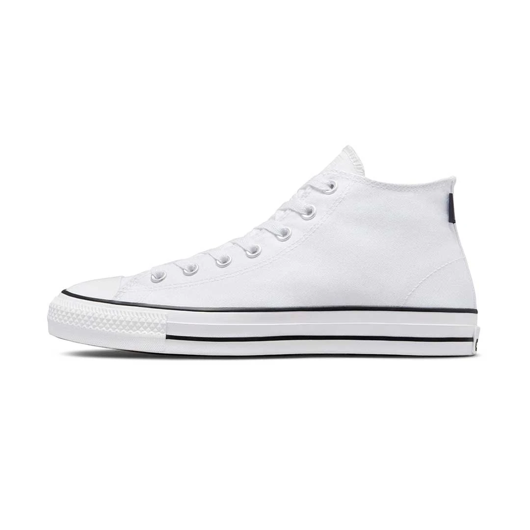 Converse - Unisex Chuck Taylor All Star Pro Seasonal Mid White Shoes (A04151C) 4 Converse - Unisex Chuck Taylor All Star Pro Seasonal Mid White Shoes (A04151C) - Image 2