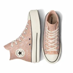 Converse - Women's Chuck Taylor All Star Lift Platform Glitter High Top Shoes (A09422C) -StepZone Converse Women s Chuck Taylor All Star Lift Platform Glitter High Top Shoes A09422C 04