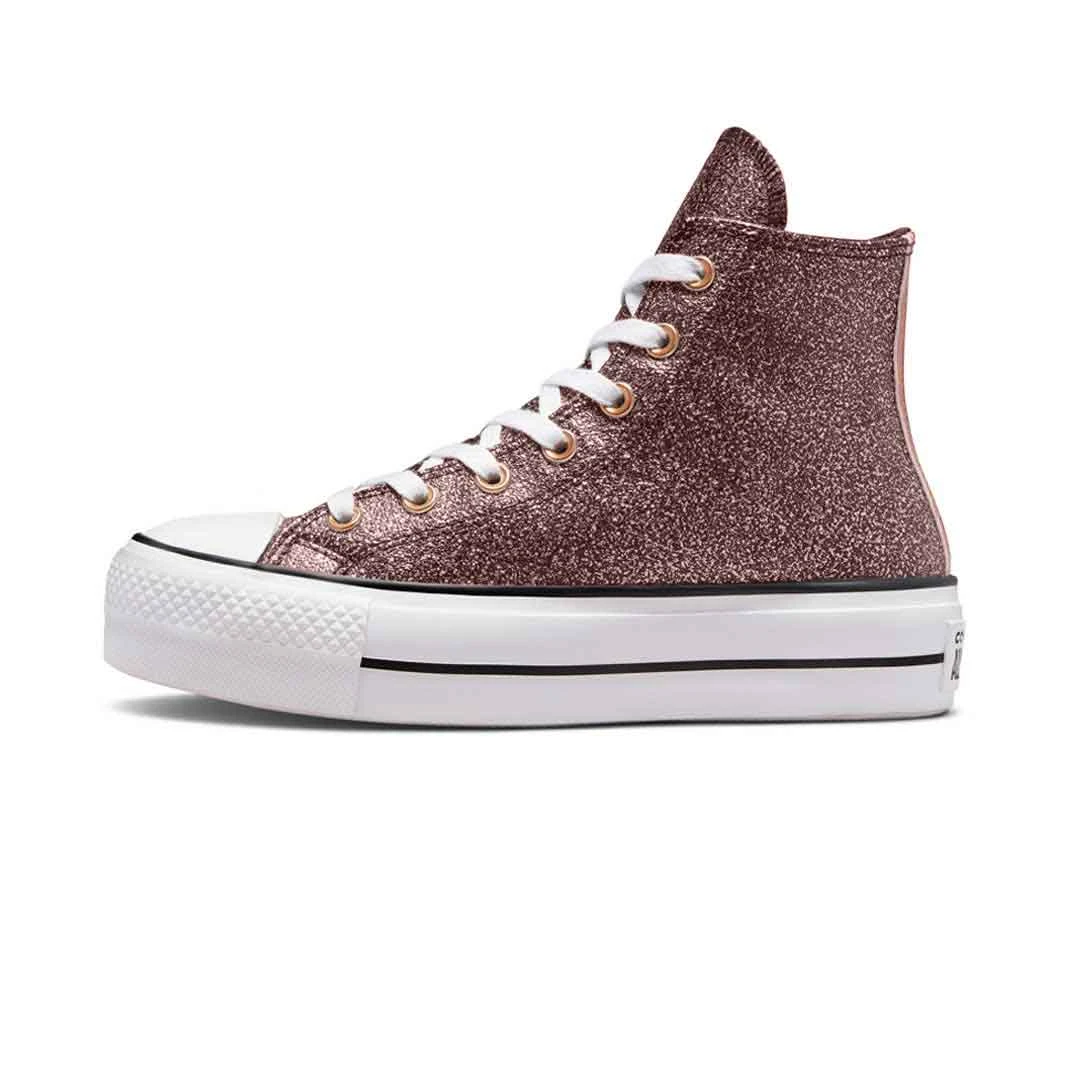 Converse - Women's Chuck Taylor All Star Lift Platform Metallic Glitter High Top Shoes (A03240C) 4 Converse - Women's Chuck Taylor All Star Lift Platform Metallic Glitter High Top Shoes (A03240C) - Image 2