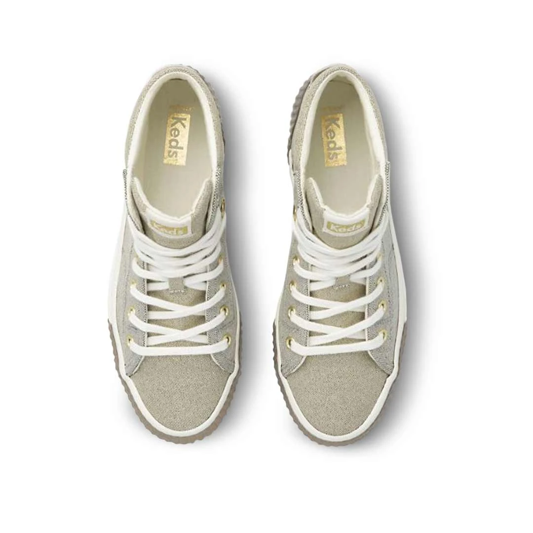 Keds - Women's Demi TRX Mid Metallic Canvas Shoes (WF66013) 6 Keds - Women's Demi TRX Mid Metallic Canvas Shoes (WF66013) - Image 4