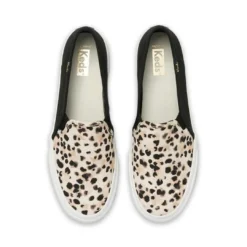 Keds - Women's Double Decker Leopard Canvas Shoes (WF65933) -StepZone Keds Women s Double Decker Leopard Canvas Shoes WF65933 04