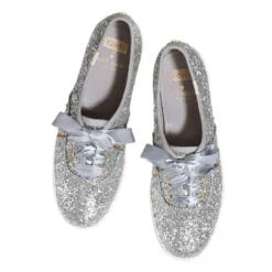 Keds - Women's Keds X Kate Spade Champion Glitter Shoes (WF52390) -StepZone Keds Women s Keds x Kate Spade Champion Glitter Shoes WF52390 04