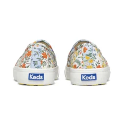 Keds - Women's Keds X Rifle Paper Co. Double Decker Wildwood Shoes (WF66071) -StepZone Keds Women s Keds x Rifle Paper Co. Double Decker Wildwood Shoes WF66071 03