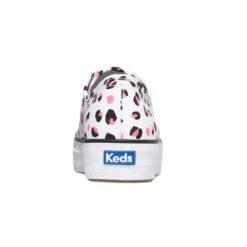 Keds - Women's Triple Kick Leopard Canvas Shoes (WF65995) -StepZone Keds Women s Triple Kick Leopard Canvas Shoes WF65995 3