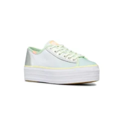 Keds - Women's Triple Up Fade Canvas Shoes (WF66009) -StepZone Keds Women s Triple Up Fade Canvas Shoes WF66009 3