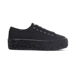 Keds - Women's Triple Up Rock Salt Glitter Shoes (WF66842)